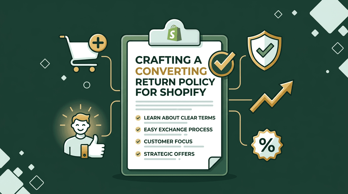 Shopify return policy optimization guide showing conversion and revenue impact